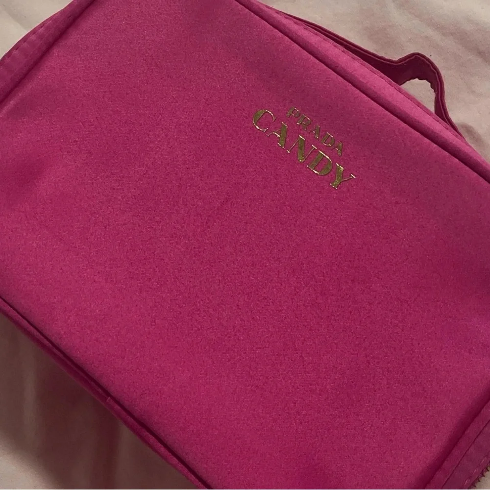 Prada Candy✨🩷💛 Fuchsia Cosmetic Bag - Picture 5 of 5